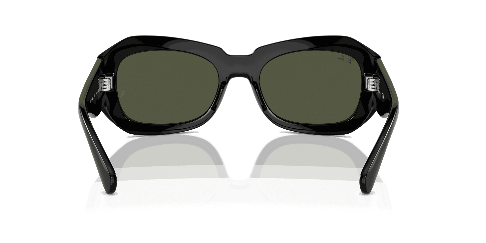 [Green Lenses, Polished Black Frame]