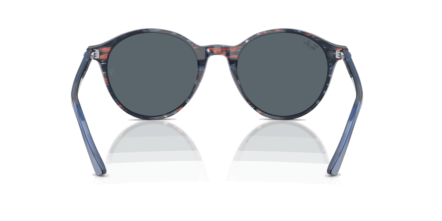 [Blue Lenses, Polished Transparent Shade Fantasy Blue Frame]