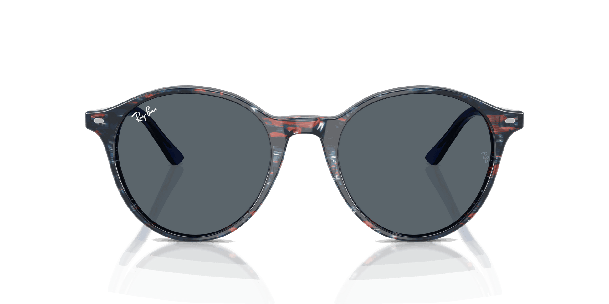 [Blue Lenses, Polished Transparent Shade Fantasy Blue Frame]