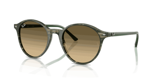 [Brown Lenses, Polished Transparent Shade Fantasy Green Frame]