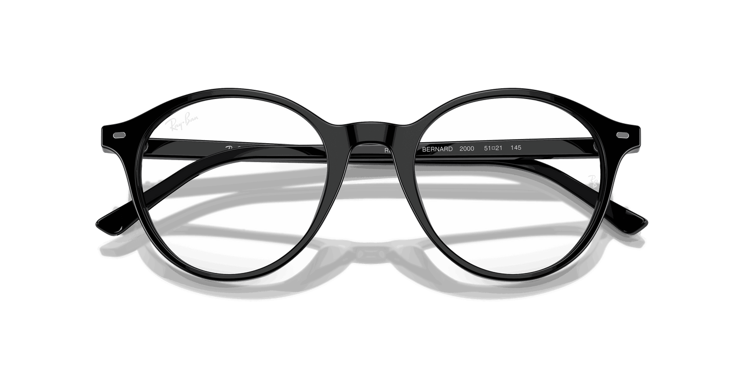 [Clear Lenses, Polished Black Frame]