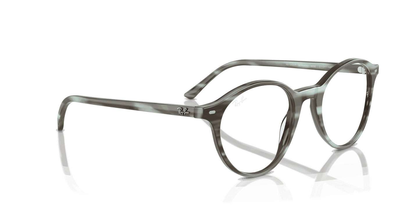 [Clear Lenses, Polished Striped Green Frame]