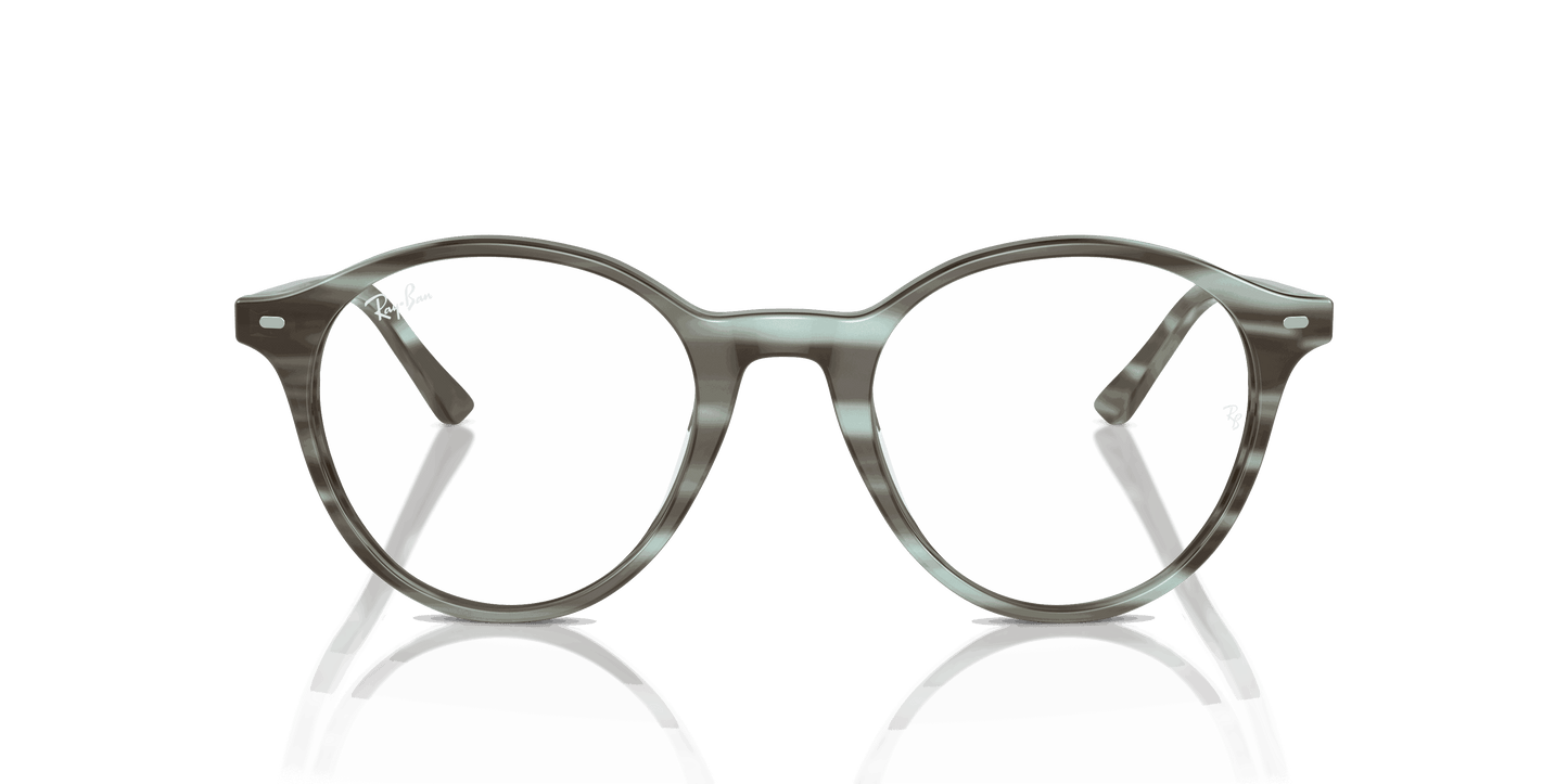 [Clear Lenses, Polished Striped Green Frame]