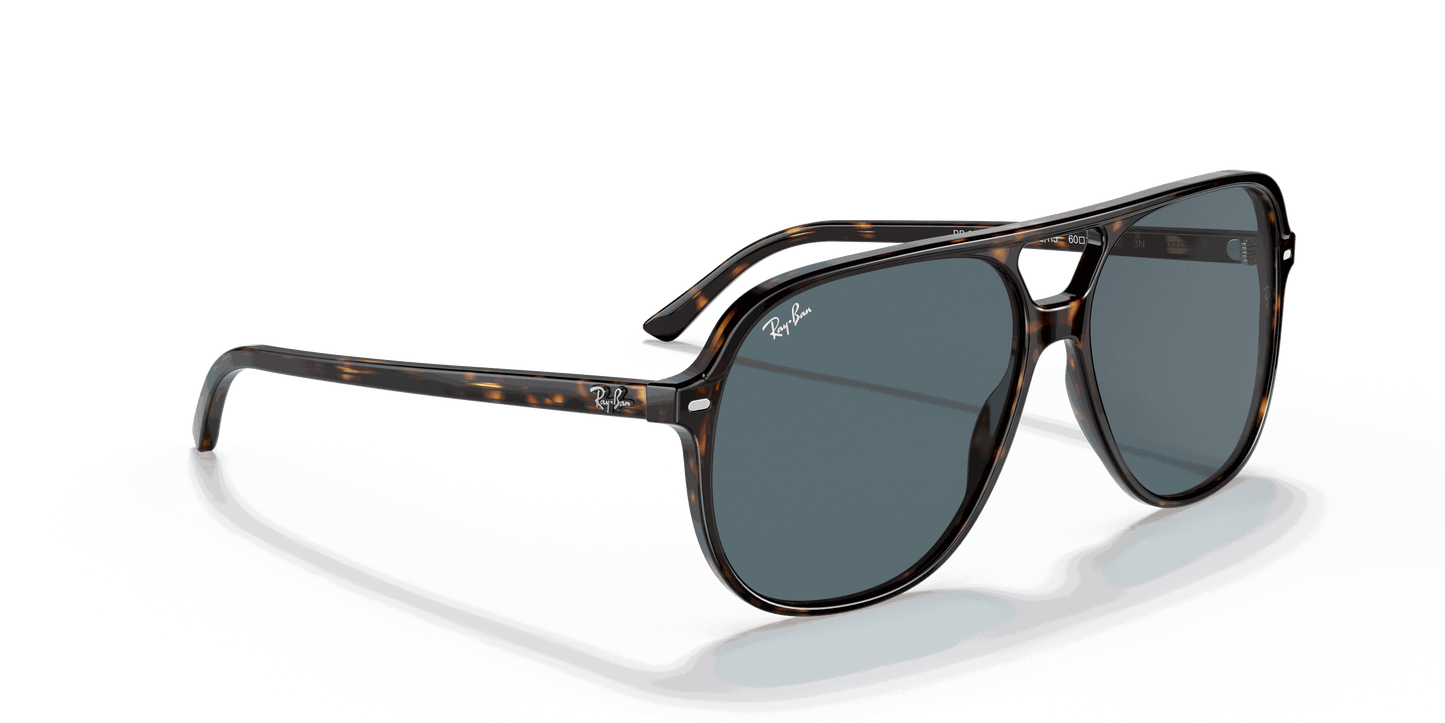 [Blue Lenses, Polished Havana Frame]