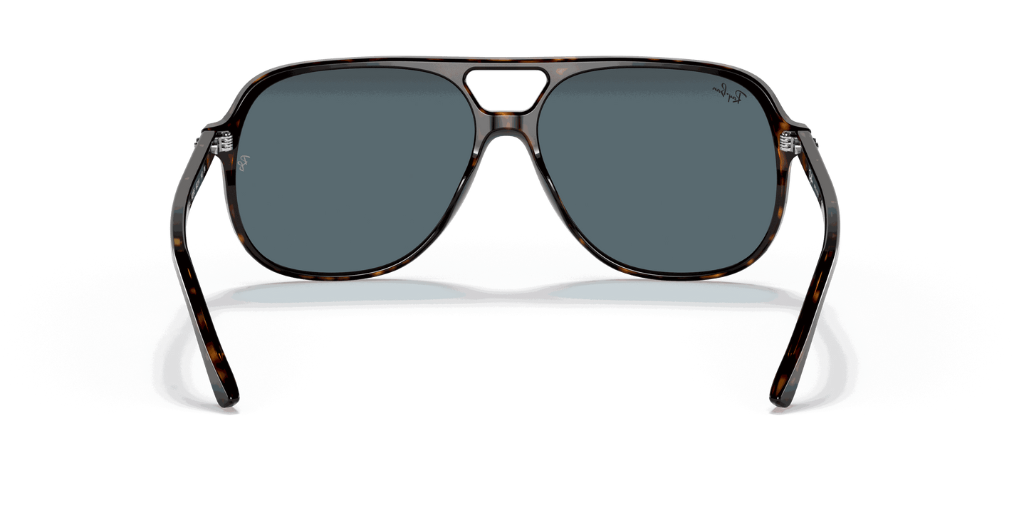 [Blue Lenses, Polished Havana Frame]