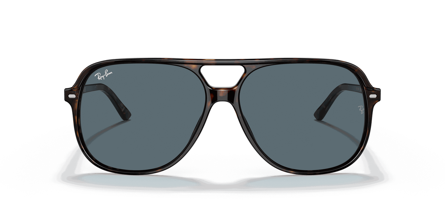 [Blue Lenses, Polished Havana Frame]