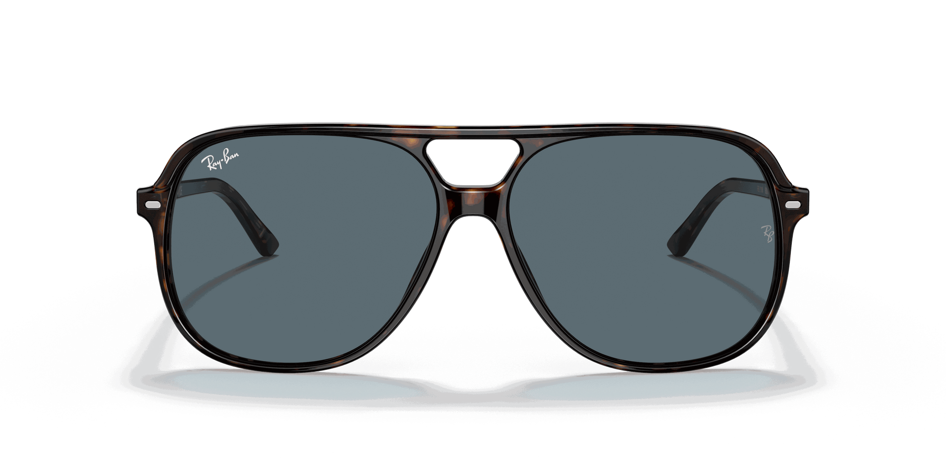 [Blue Lenses, Polished Havana Frame]