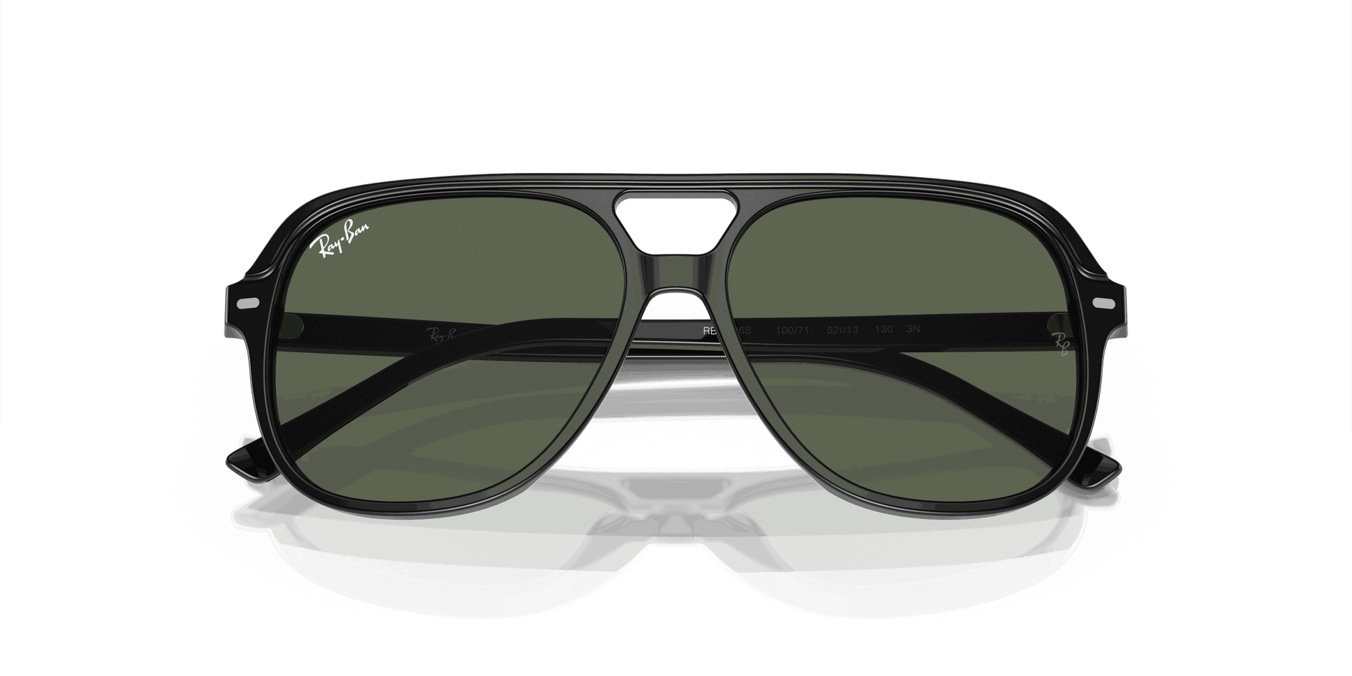 [Dark Green Lenses, Polished Black Frame]