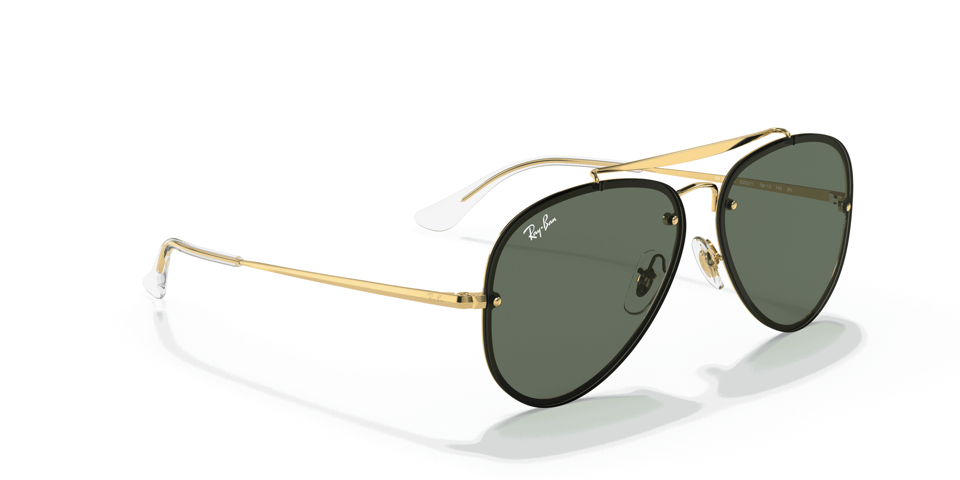 [Dark Green Lenses, Polished Arista Gold Frame]