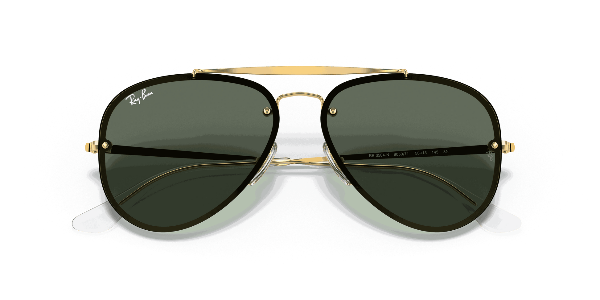 [Dark Green Lenses, Polished Arista Gold Frame]