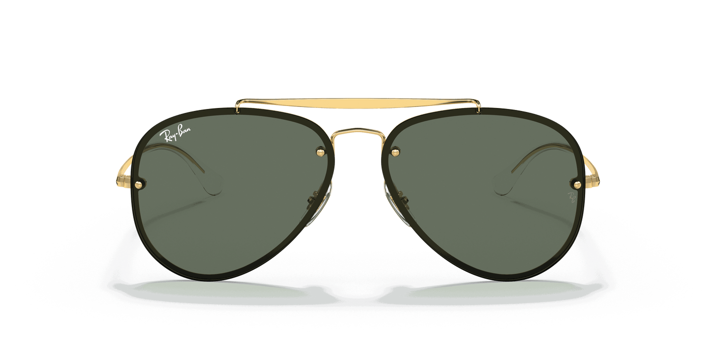 [Dark Green Lenses, Polished Arista Gold Frame]
