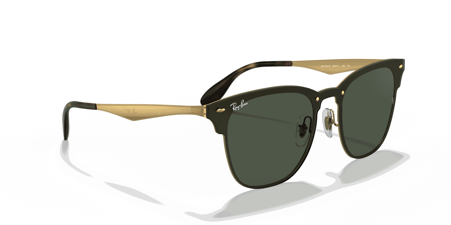 [Dark Green Lenses, Polished Gold Frame]