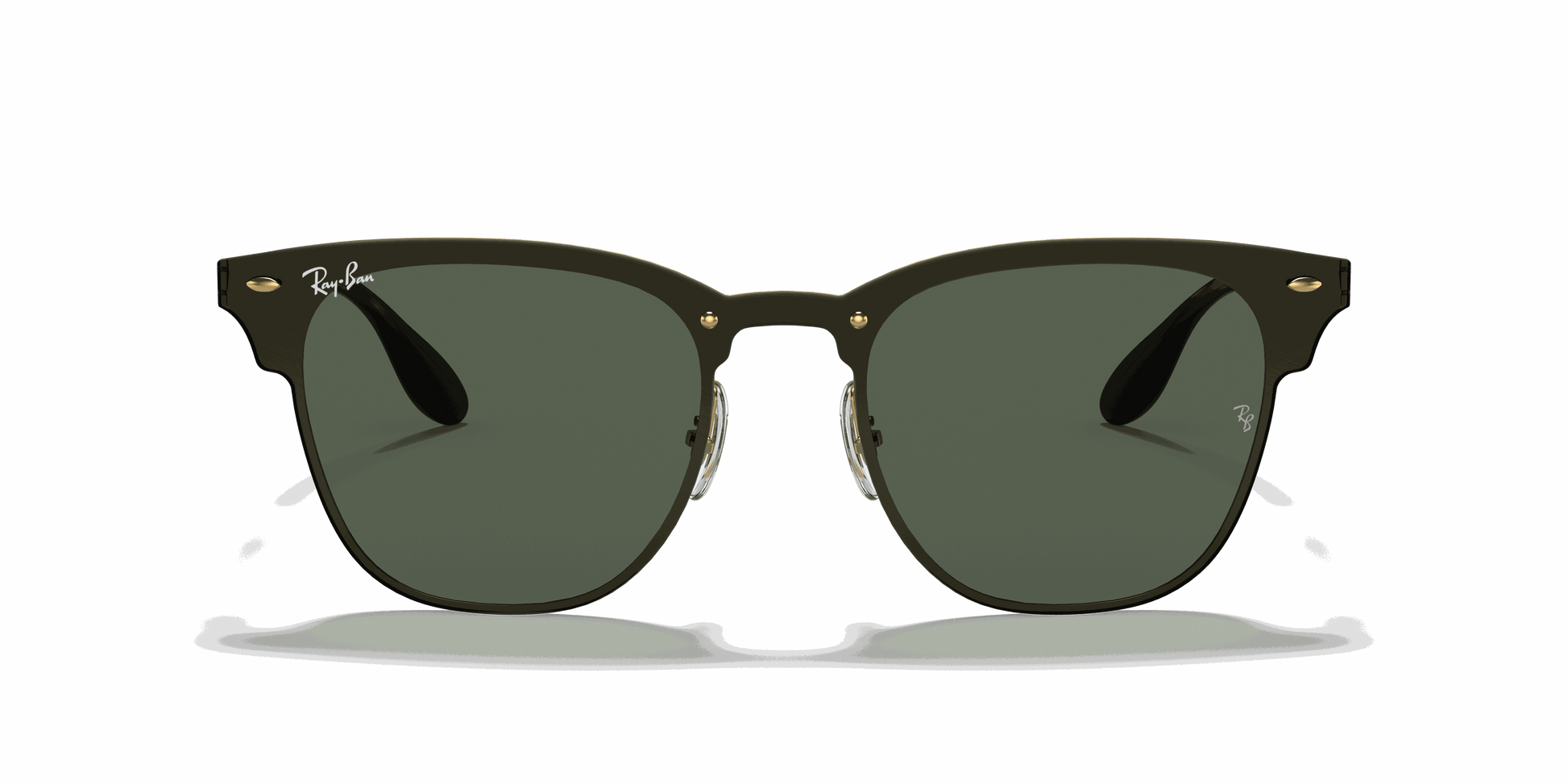 [Dark Green Lenses, Polished Gold Frame]