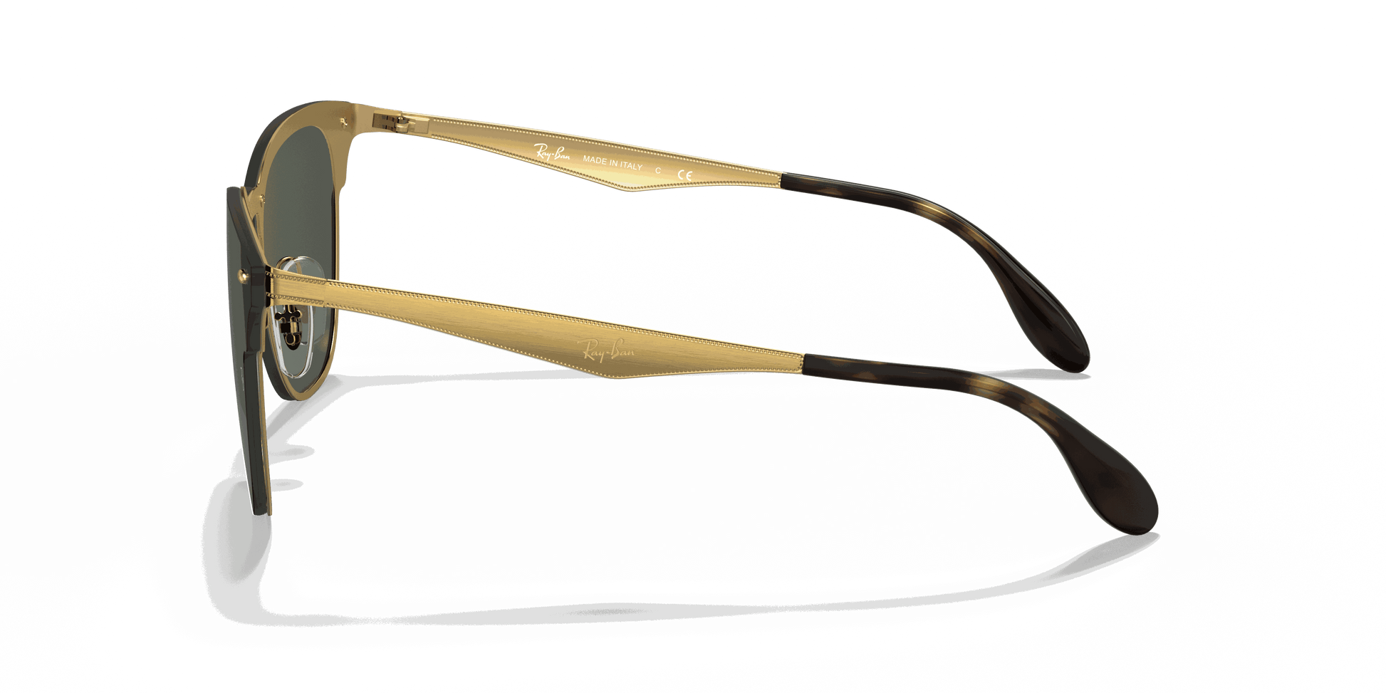 [Dark Green Lenses, Polished Gold Frame]