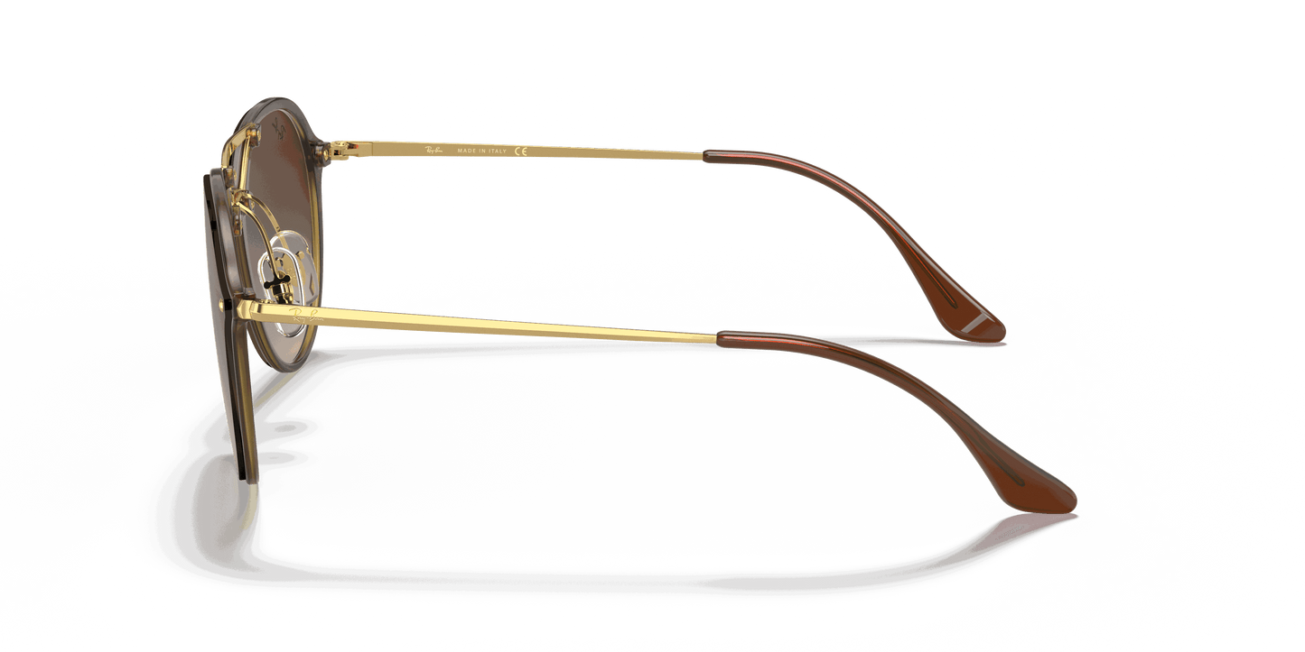 [Brown Gradient Lenses, Polished Light Havana Frame]