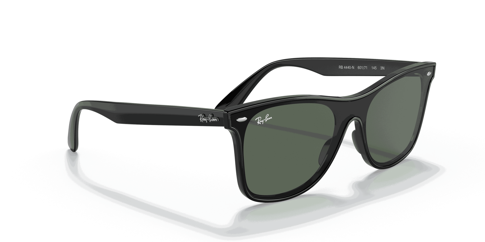 [Green Lenses, Polished Black Frame]