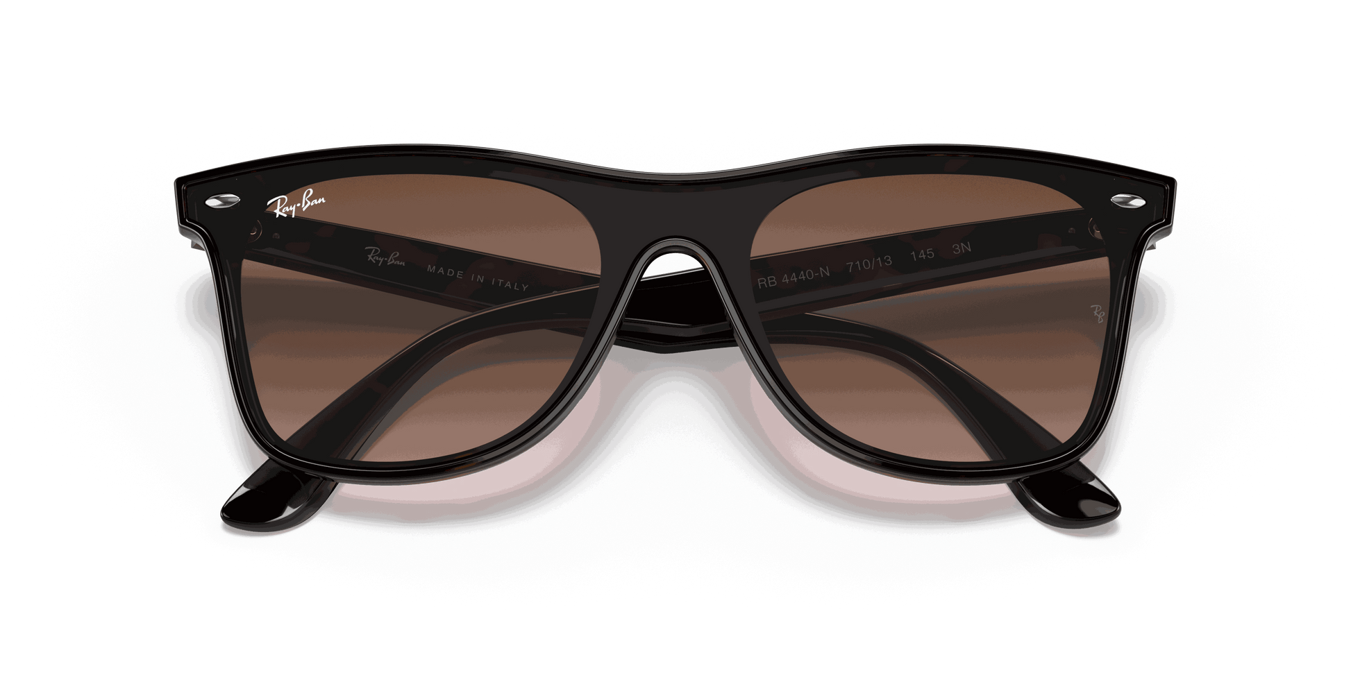 [Brown Gradient Lenses, Polished Light Havana Frame]