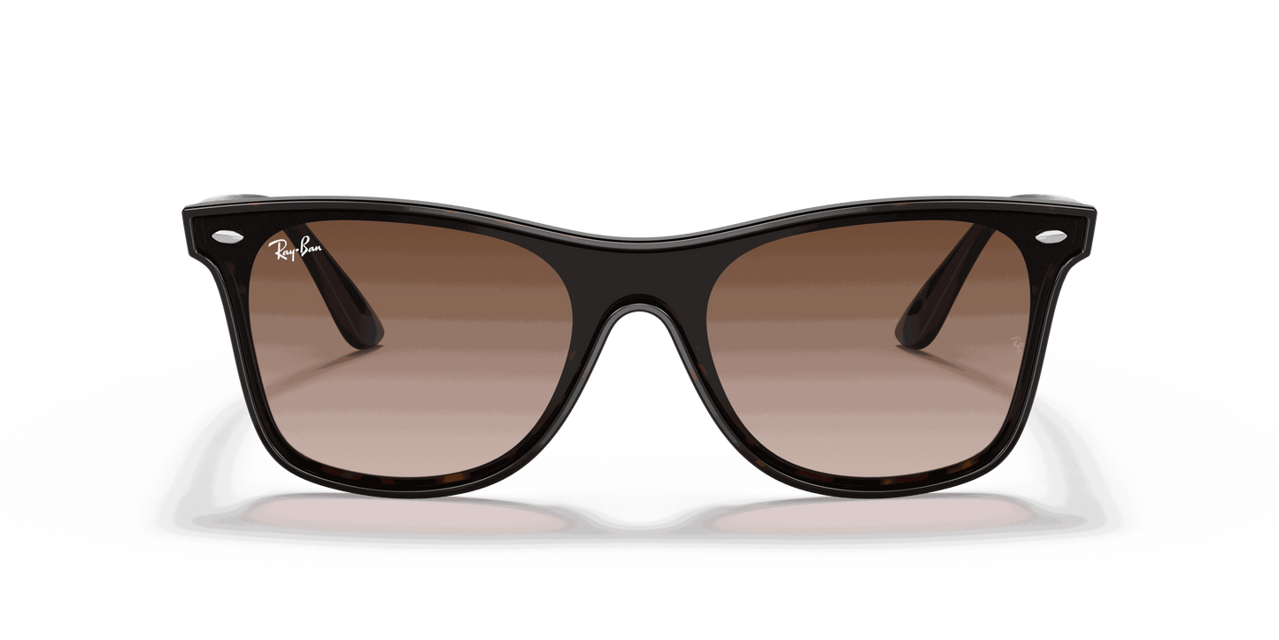 [Brown Gradient Lenses, Polished Light Havana Frame]