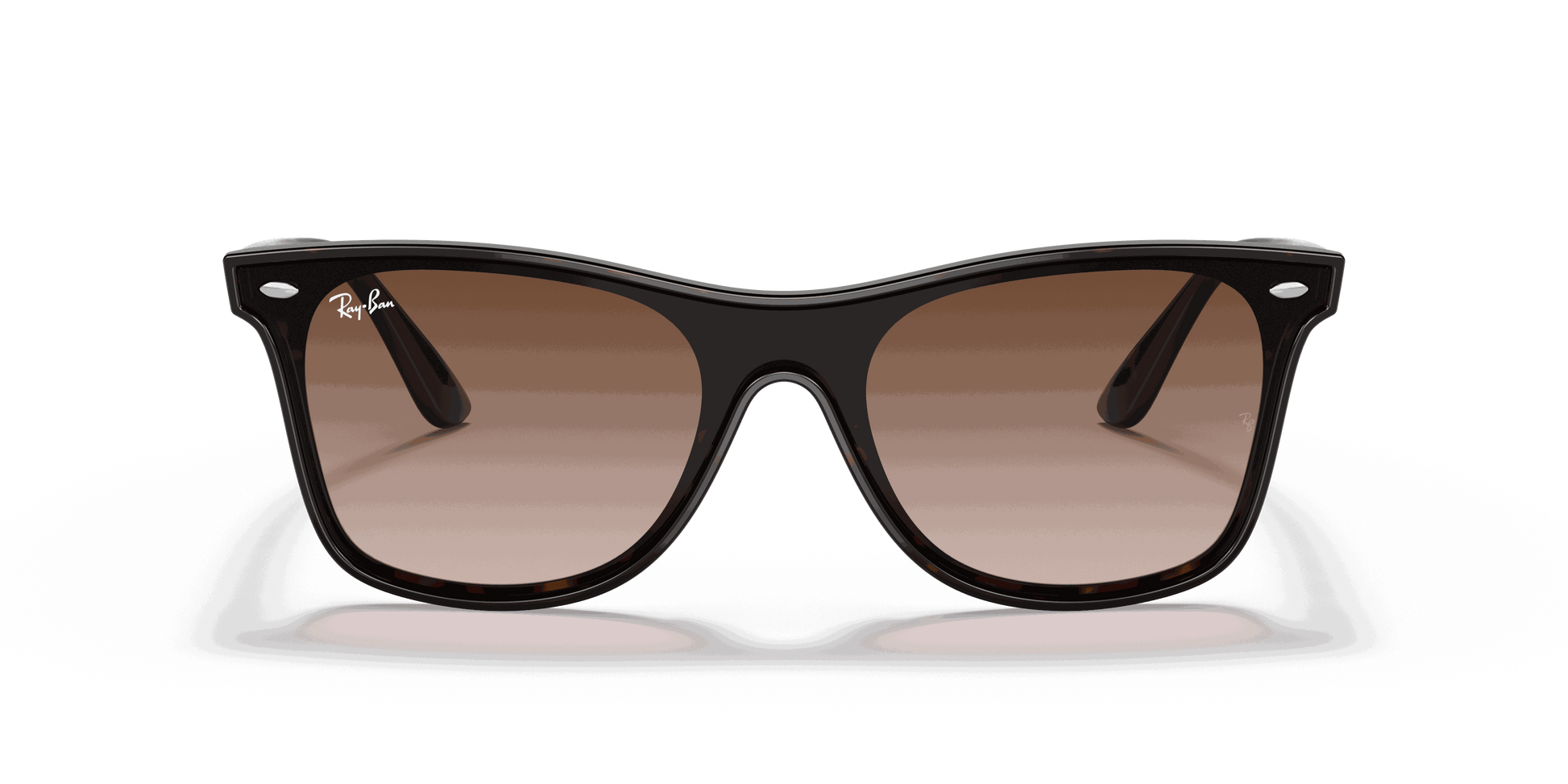 [Brown Gradient Lenses, Polished Light Havana Frame]