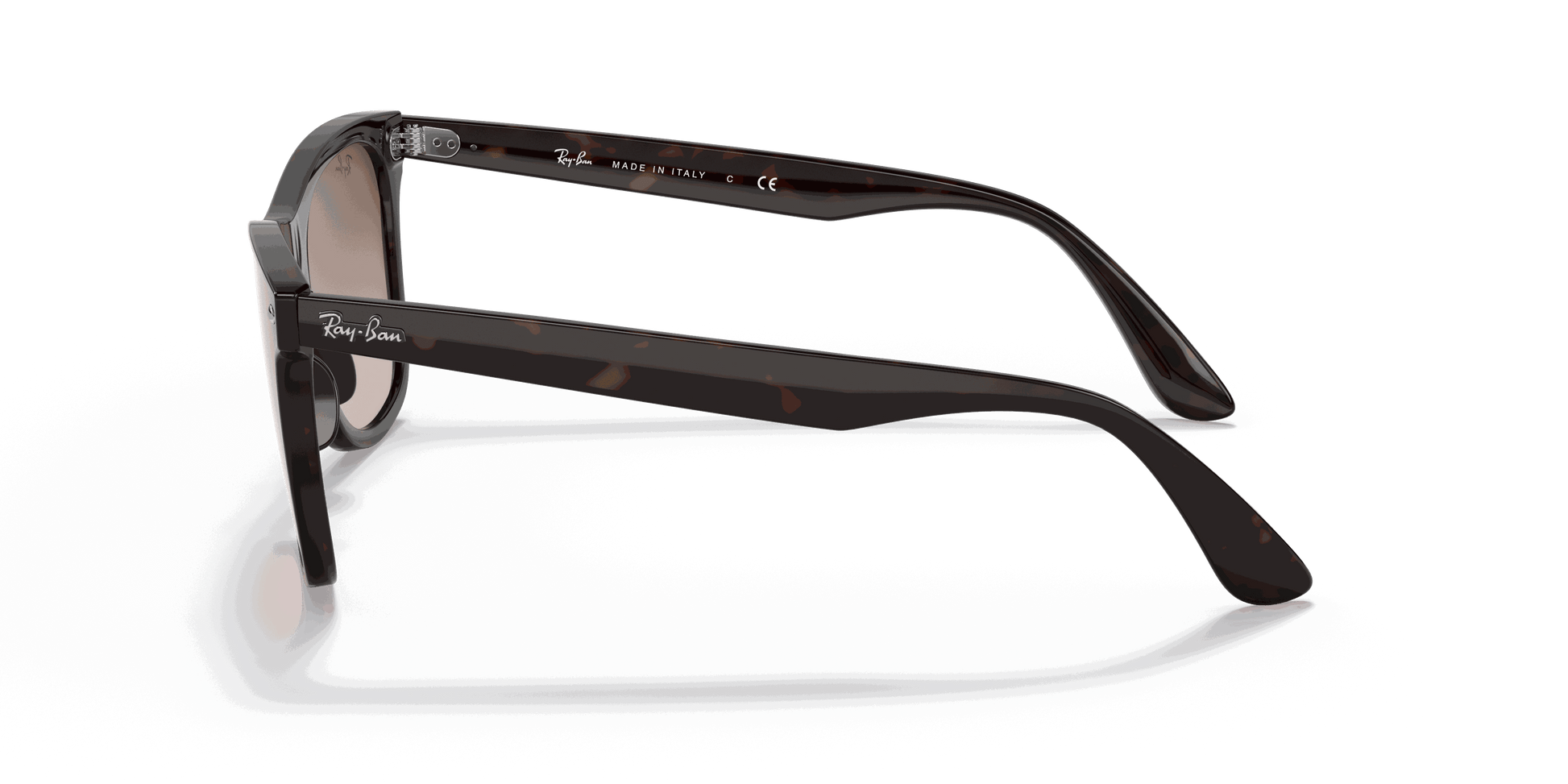 [Brown Gradient Lenses, Polished Light Havana Frame]