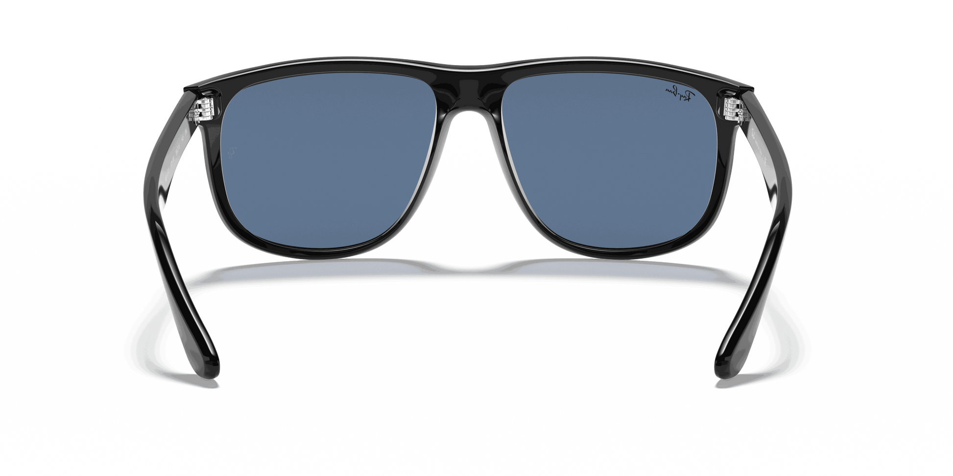 [Dark Blue Lenses, Polished Black Frame]