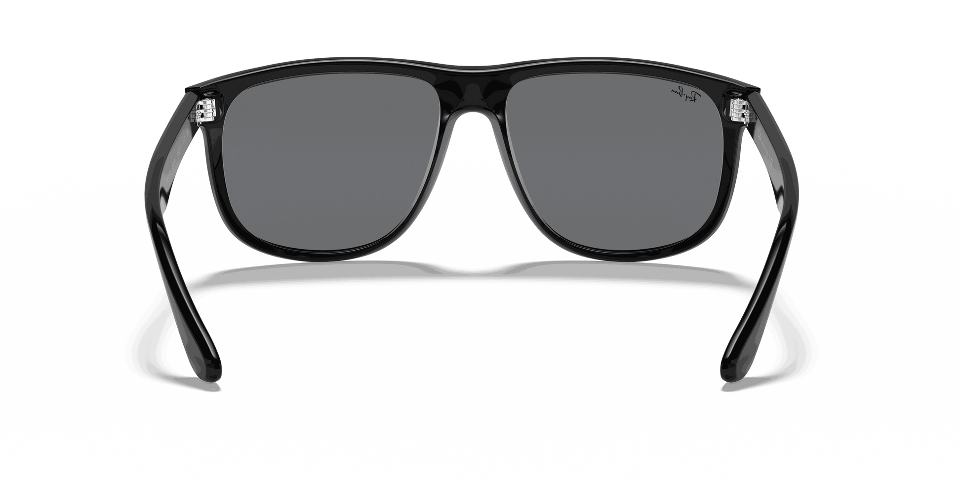 [Grey Lenses, Polished Black Frame]