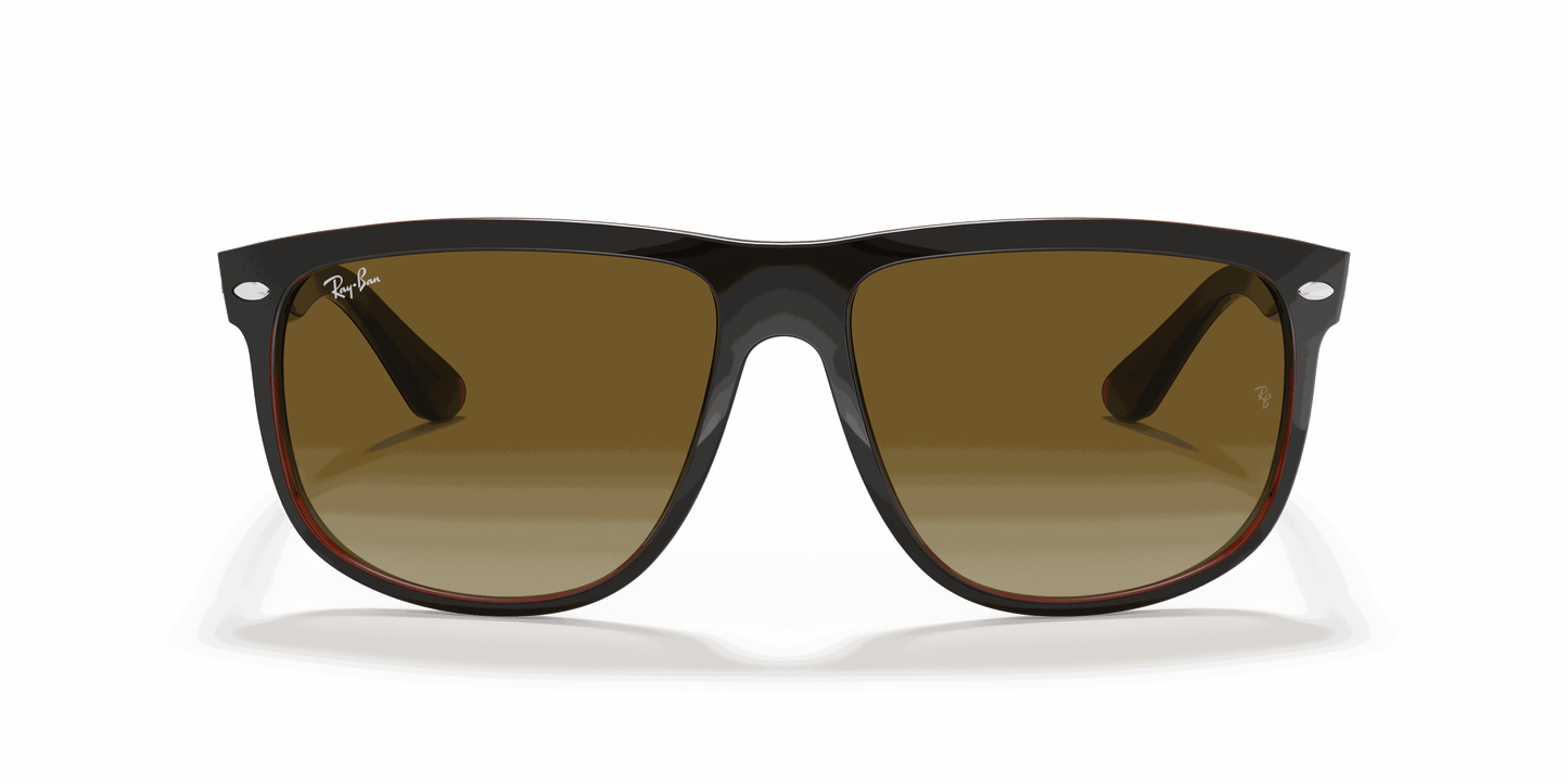 [Brown Gradient Lenses, Polished Black On Brown Frame]