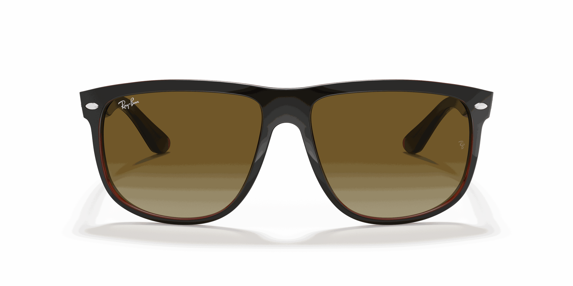 [Brown Gradient Lenses, Polished Black On Brown Frame]