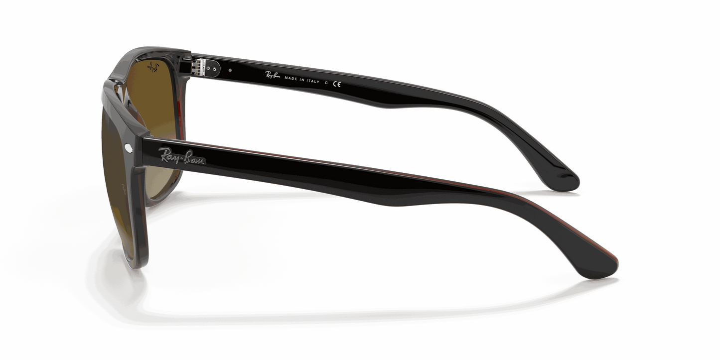 [Brown Gradient Lenses, Polished Black On Brown Frame]