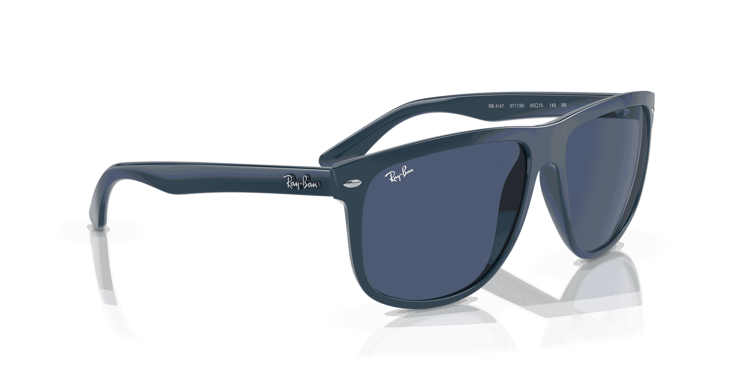 [Dark Blue Lenses, Polished Dark Blue Frame]