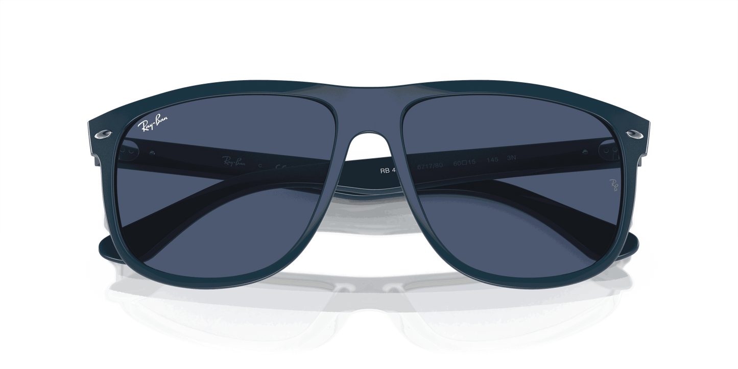 [Dark Blue Lenses, Polished Dark Blue Frame]