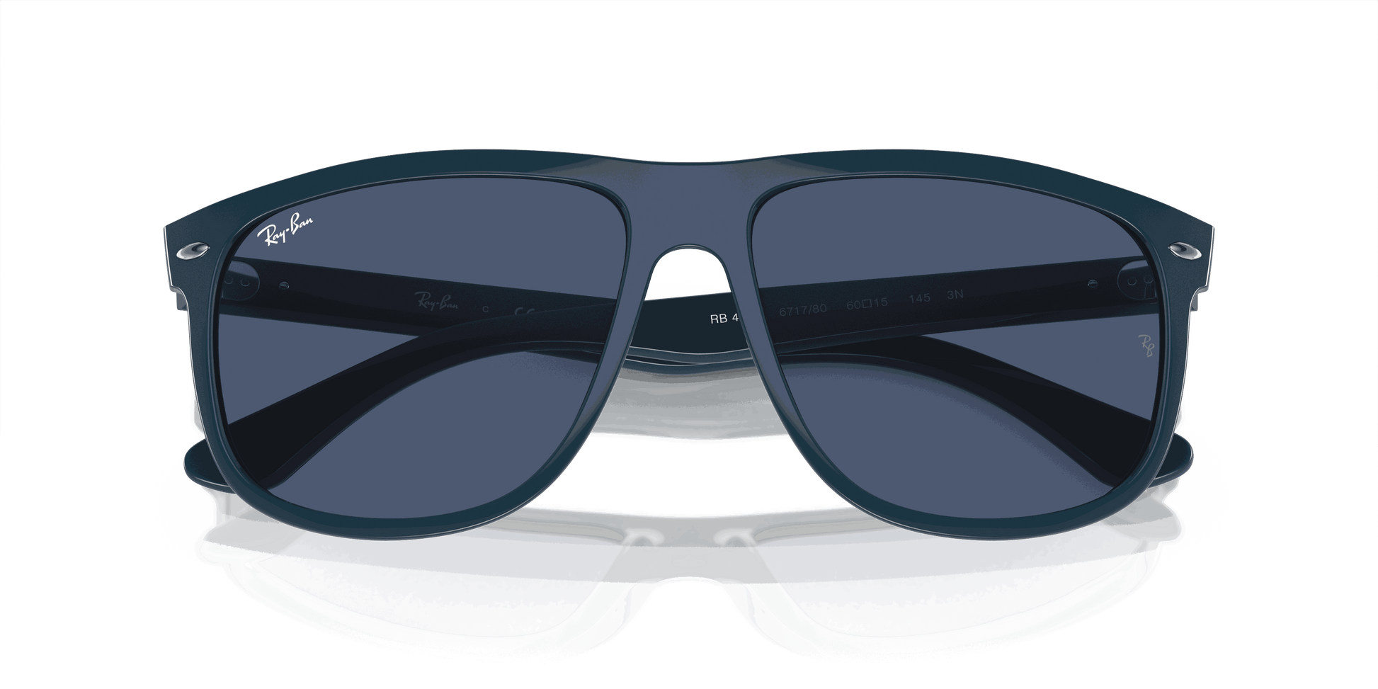 [Dark Blue Lenses, Polished Dark Blue Frame]