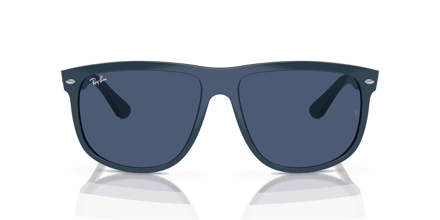 [Dark Blue Lenses, Polished Dark Blue Frame]