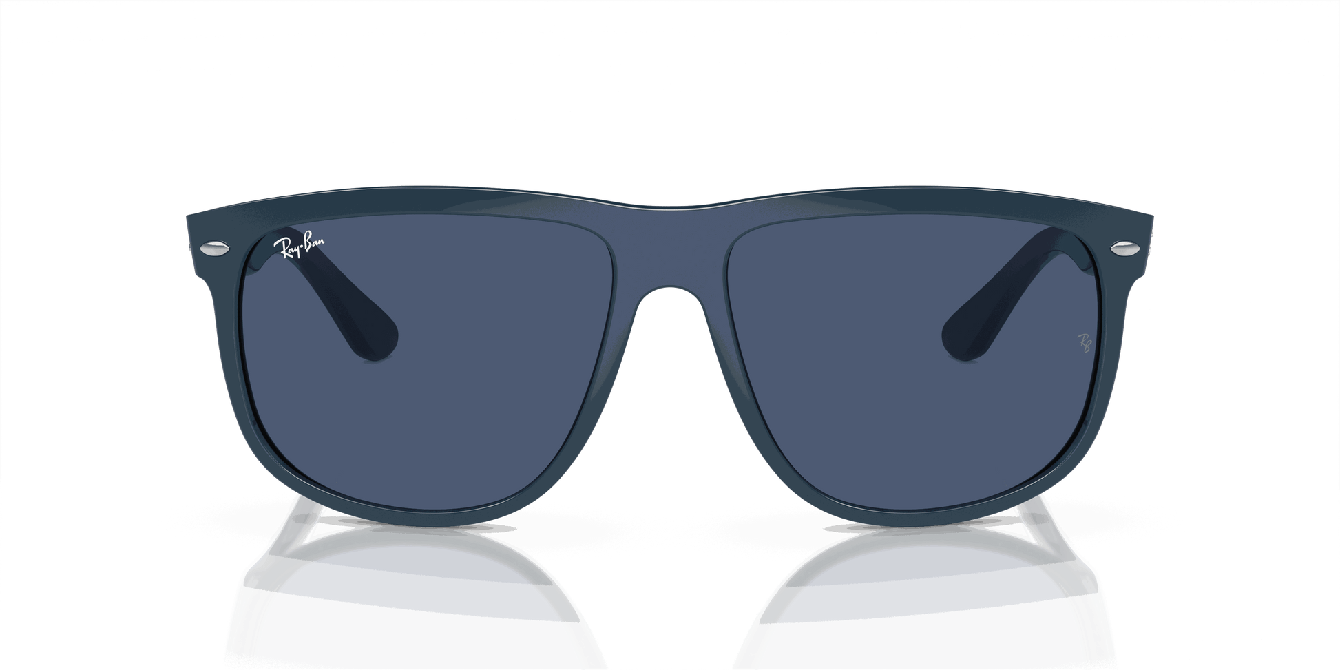 [Dark Blue Lenses, Polished Dark Blue Frame]