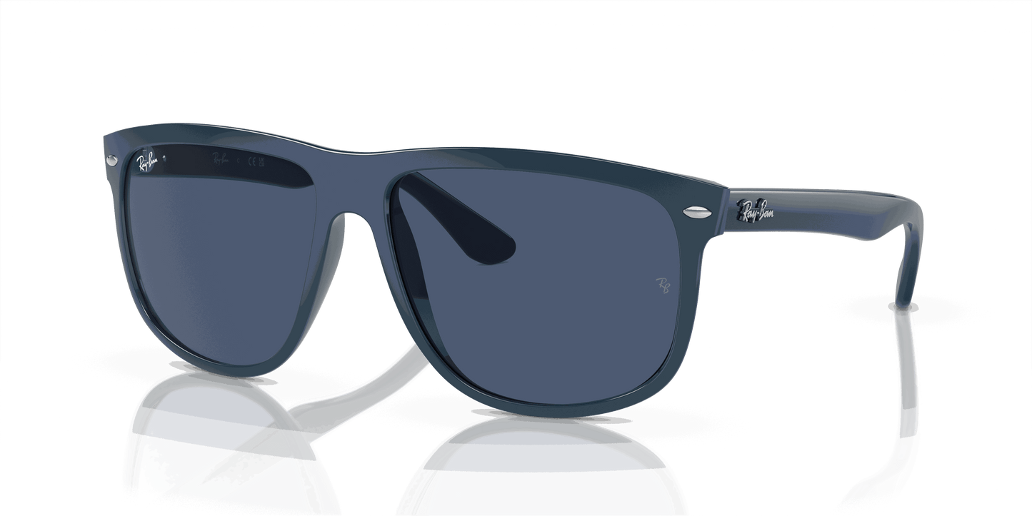 [Dark Blue Lenses, Polished Dark Blue Frame]