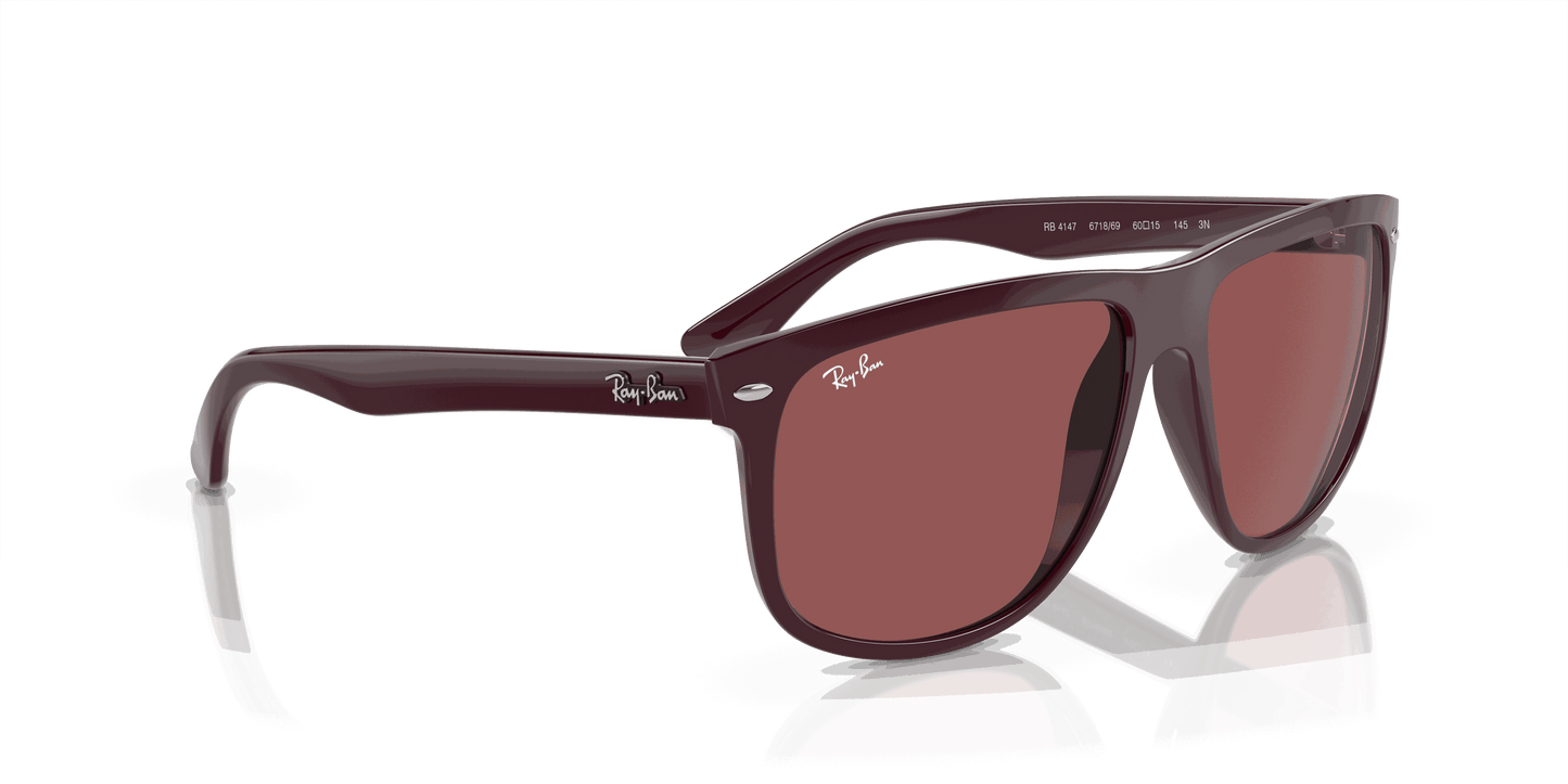 [Dark Violet Lenses, Polished Bordeaux Frame]