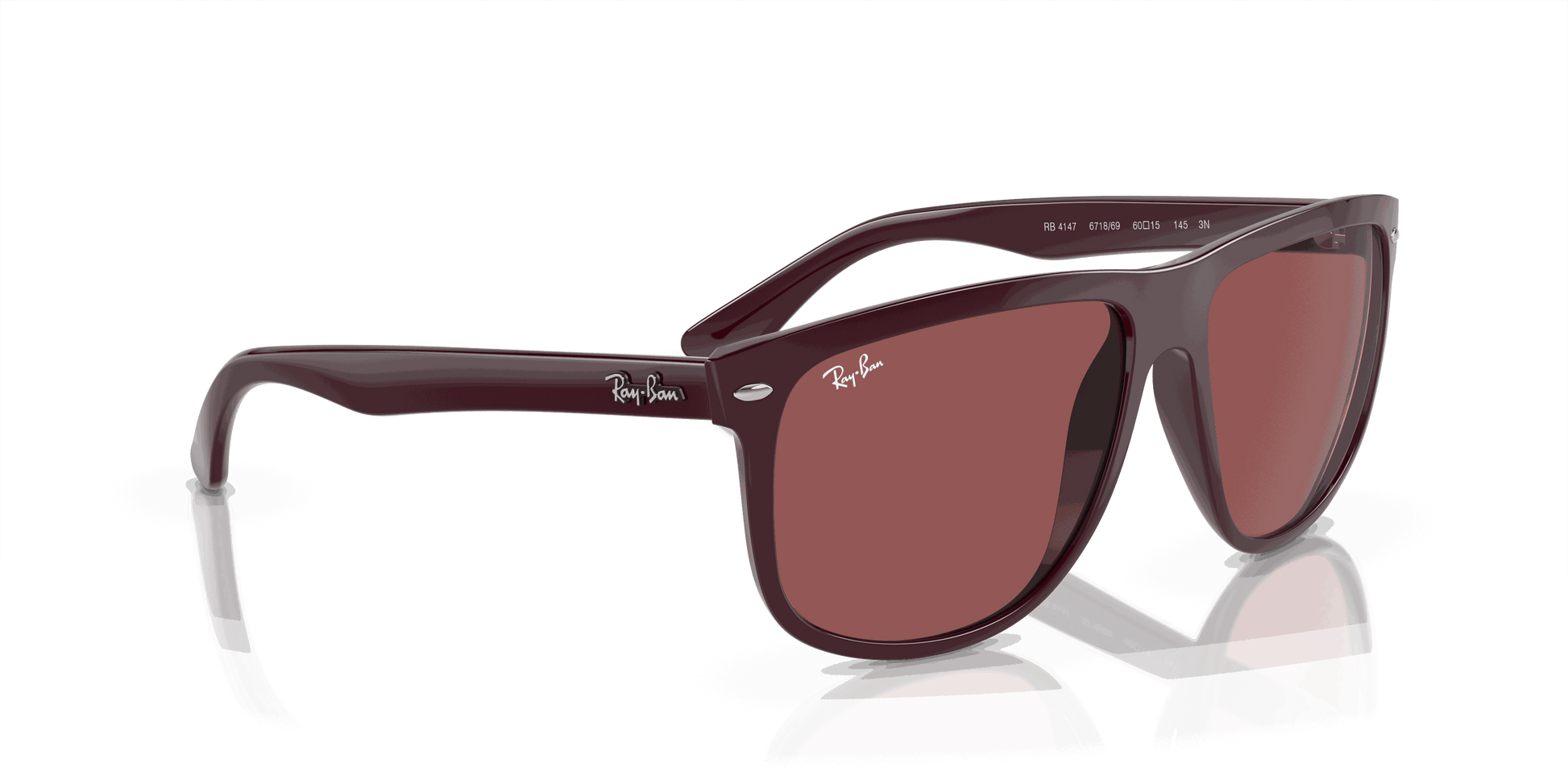 [Dark Violet Lenses, Polished Bordeaux Frame]