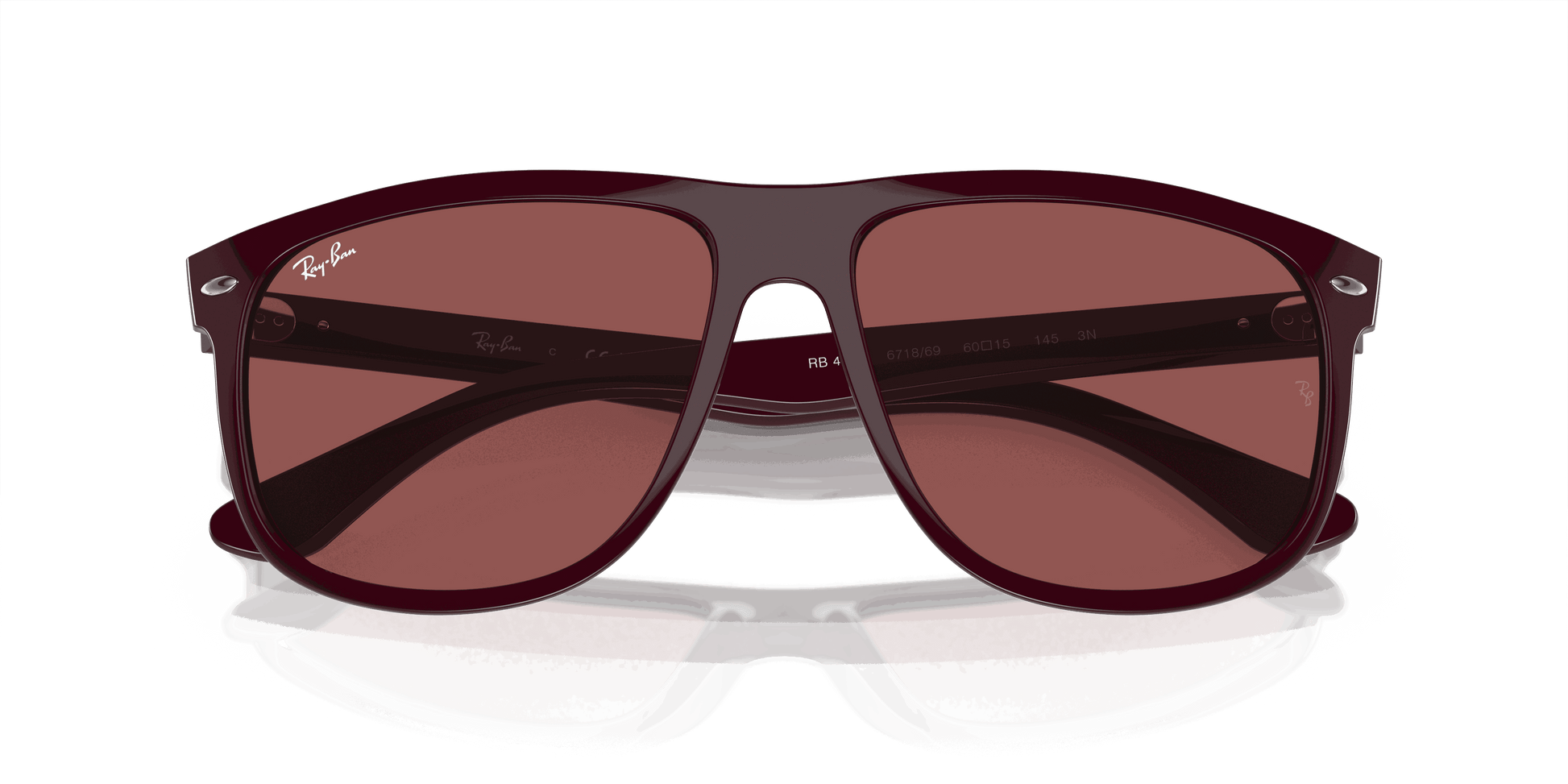 [Dark Violet Lenses, Polished Bordeaux Frame]