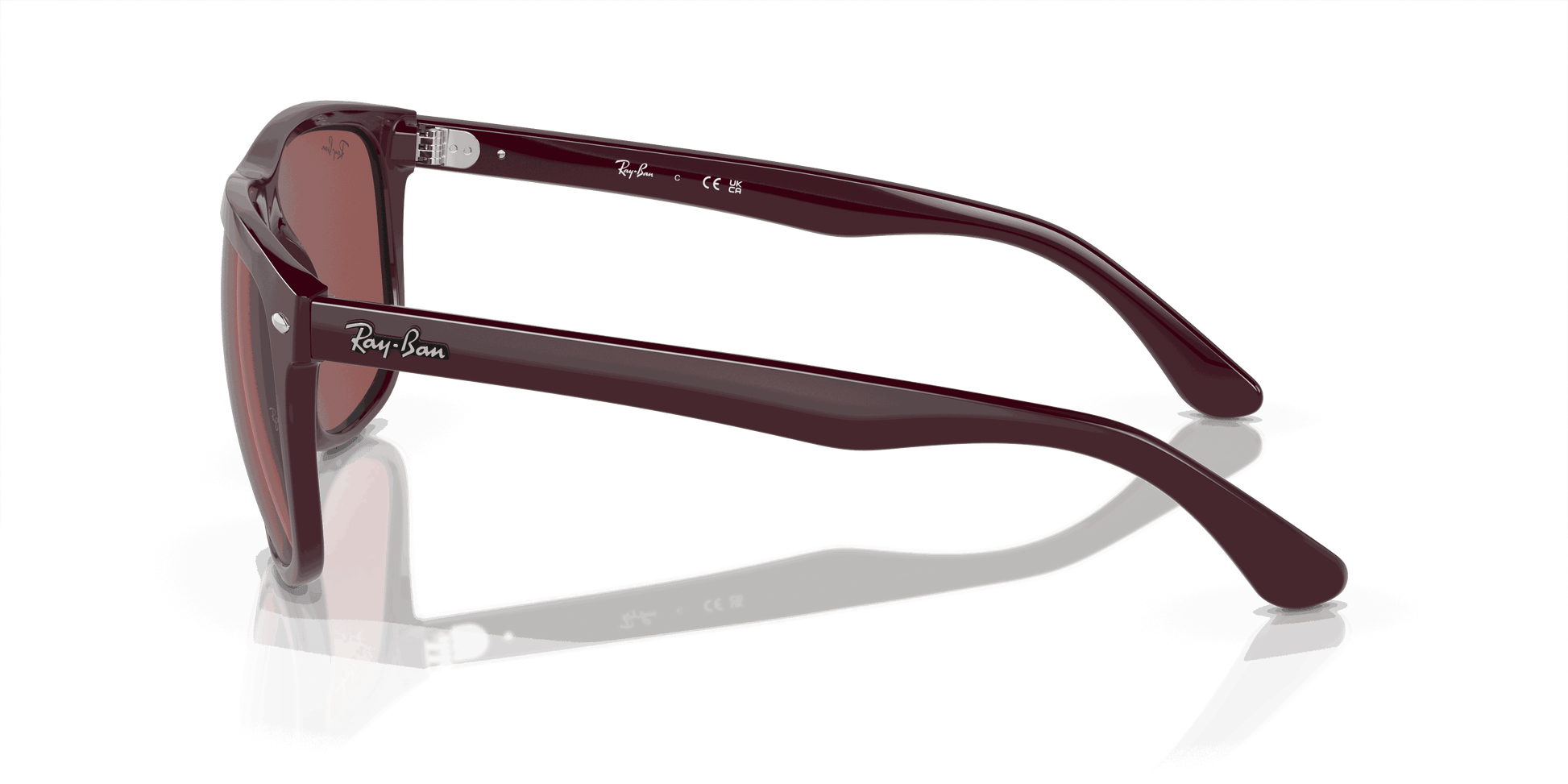 [Dark Violet Lenses, Polished Bordeaux Frame]