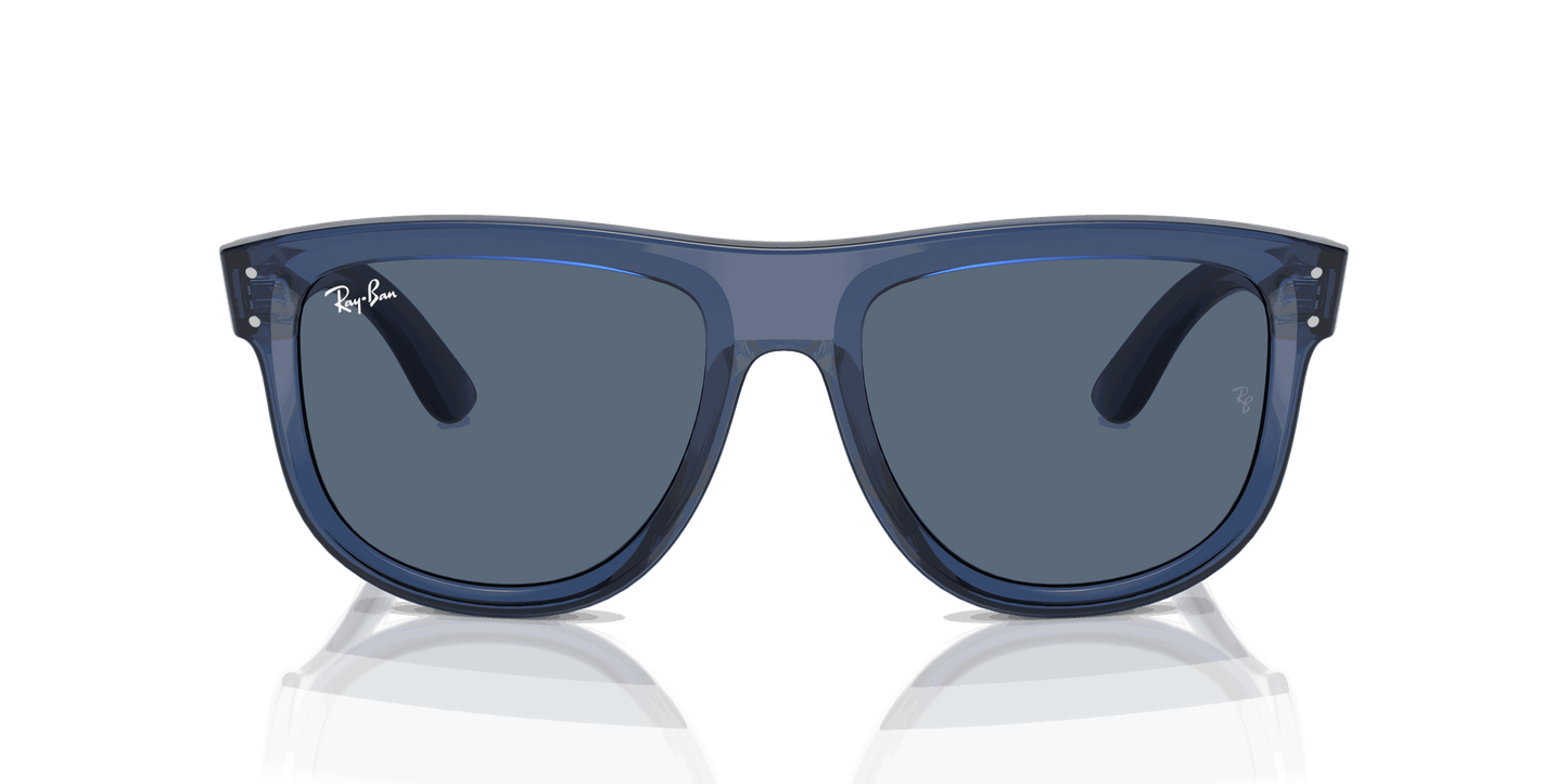 [Blue Lenses, Polished Transparent Navy Blue Frame]
