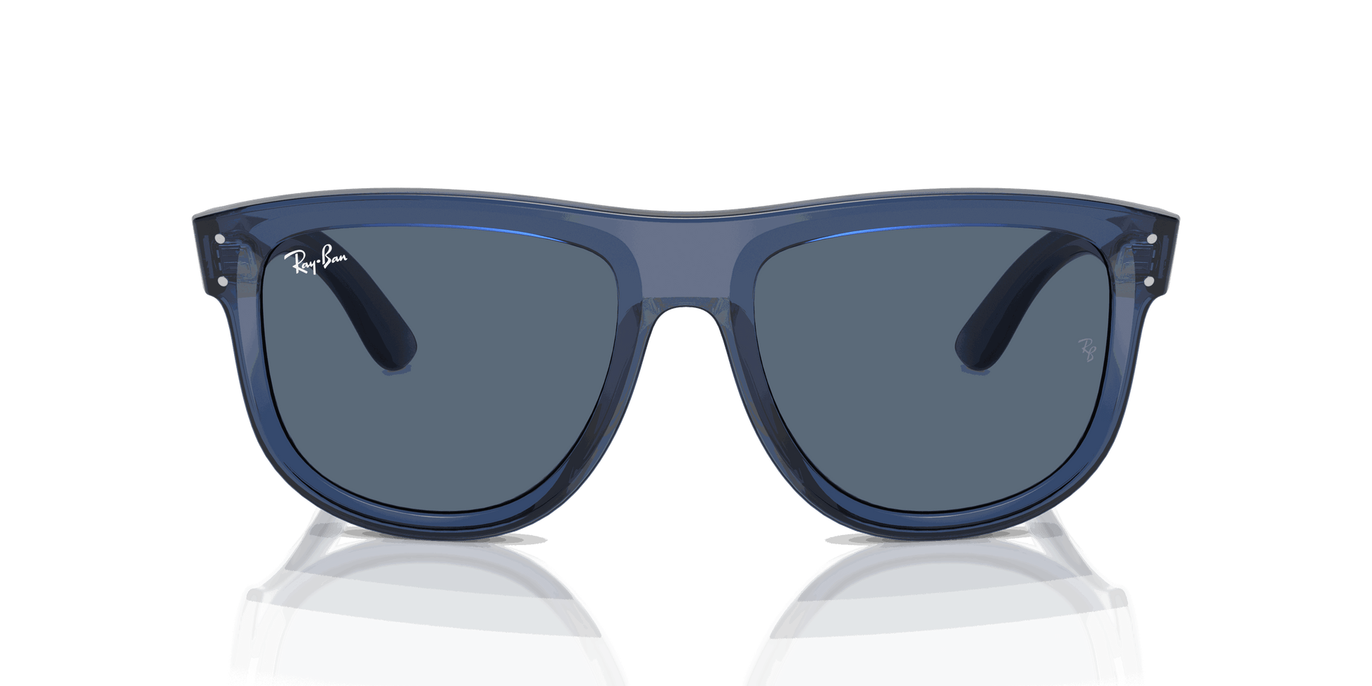[Blue Lenses, Polished Transparent Navy Blue Frame]