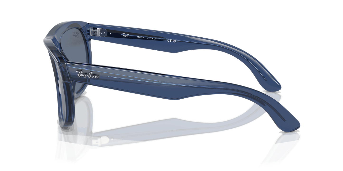 [Blue Lenses, Polished Transparent Navy Blue Frame]