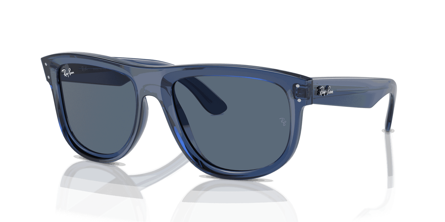 [Blue Lenses, Polished Transparent Navy Blue Frame]