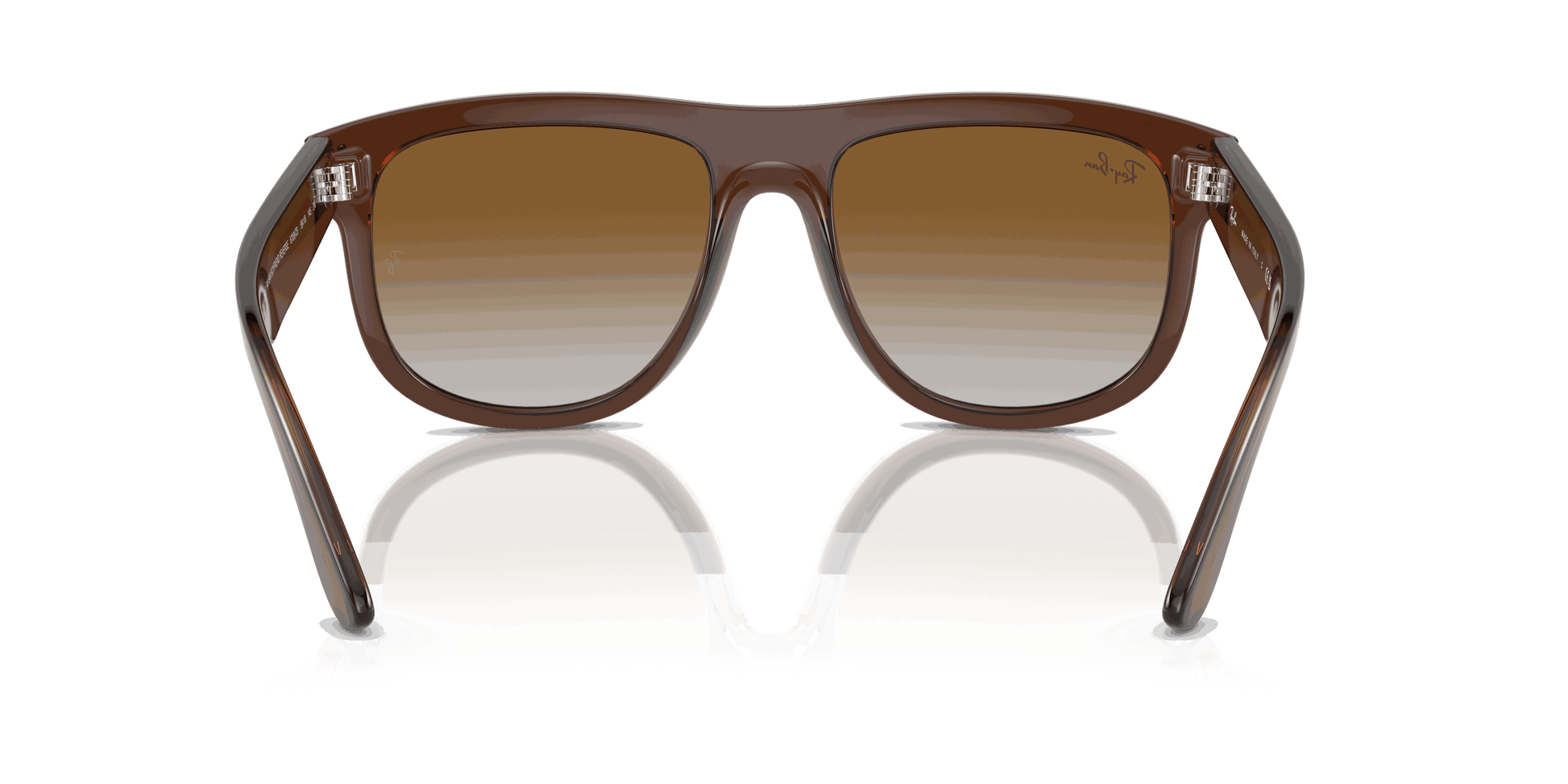 [Brown Lenses, Polished Transparent Brown Frame]