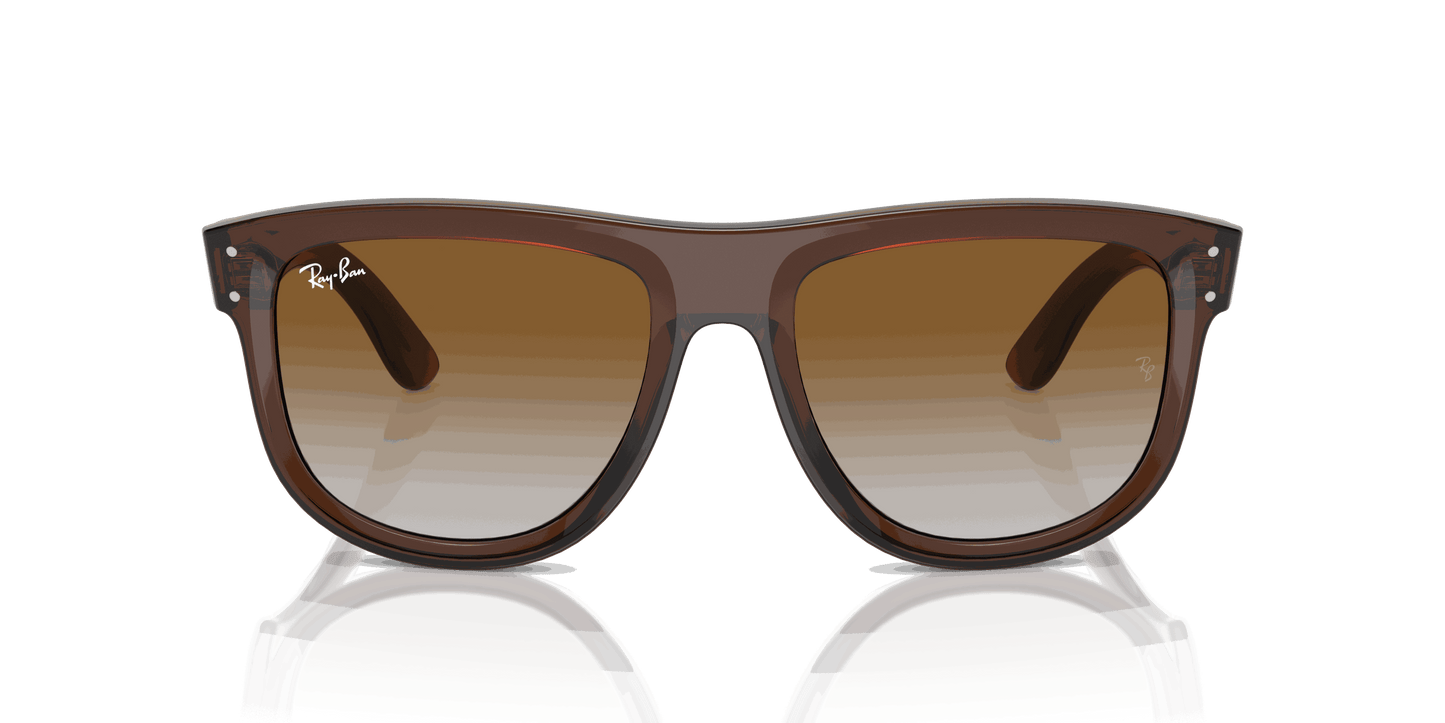 [Brown Lenses, Polished Transparent Brown Frame]