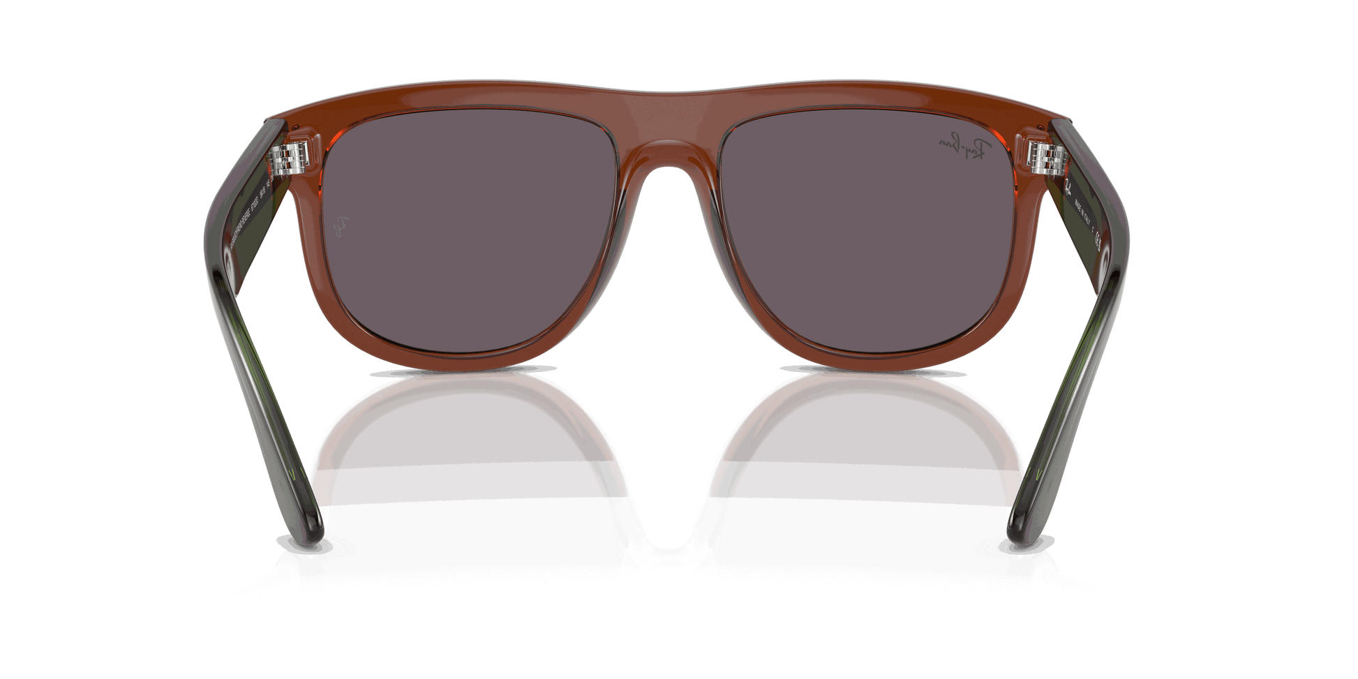 [Light Gold Lenses, Polished Transparent Light Brown Frame]
