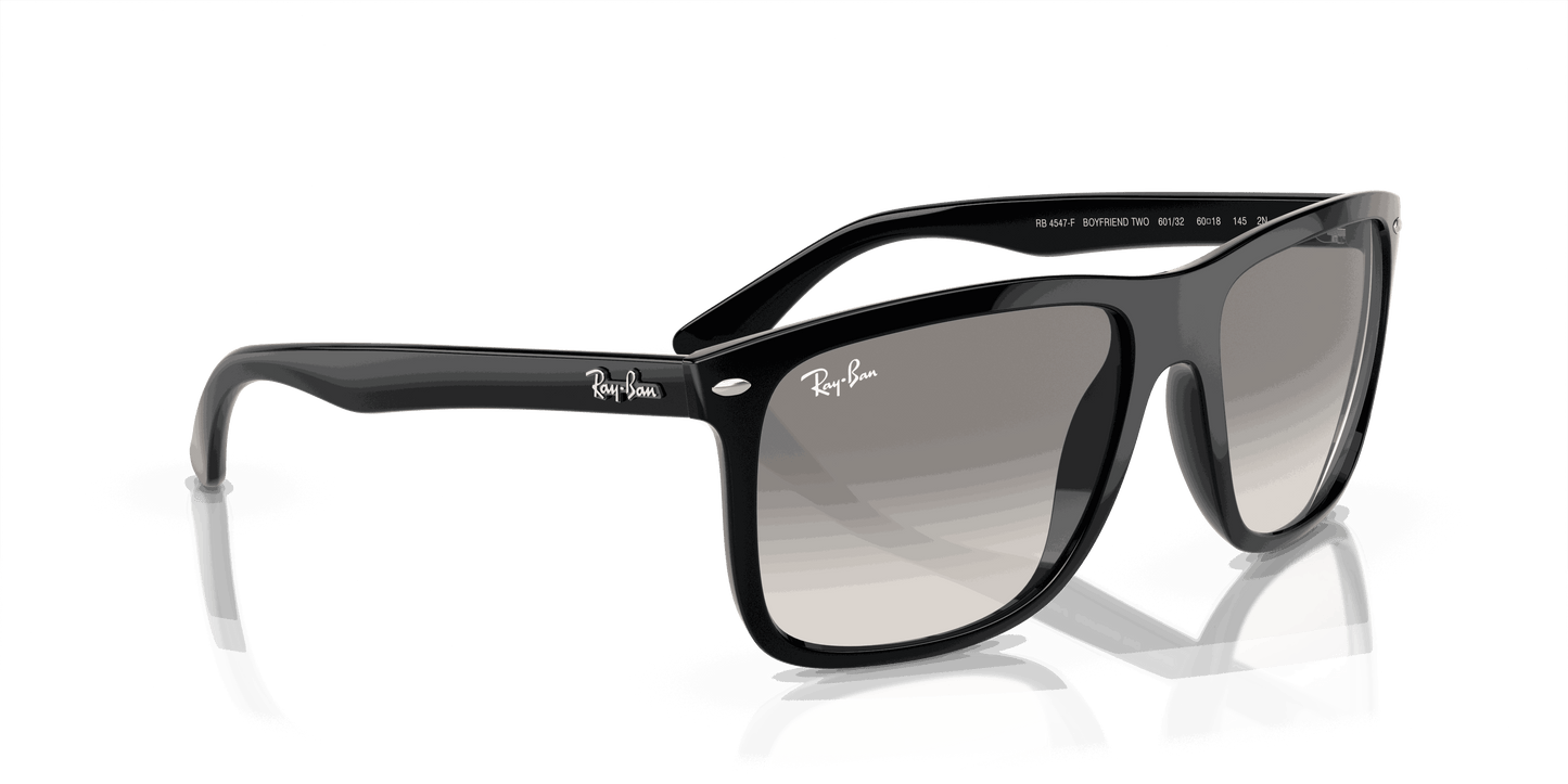[Light Grey Lenses, Polished Black Frame]