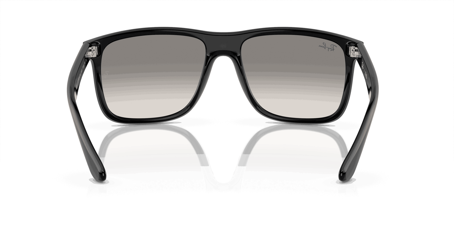[Light Grey Lenses, Polished Black Frame]