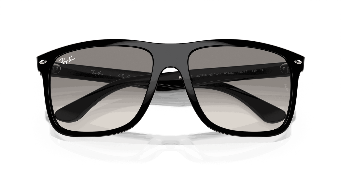 [Light Grey Lenses, Polished Black Frame]