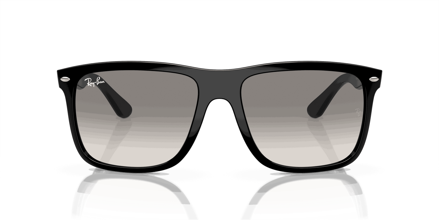 [Light Grey Lenses, Polished Black Frame]